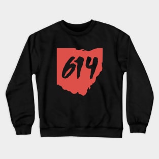 Columbus Ohio 614 Area Code Crewneck Sweatshirt